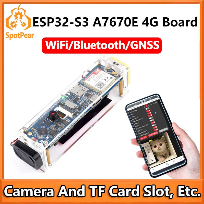 Lolin S3 - บอร์ดพัฒนา Waveshare ESP32-S3 A7670E 4G รองรับ