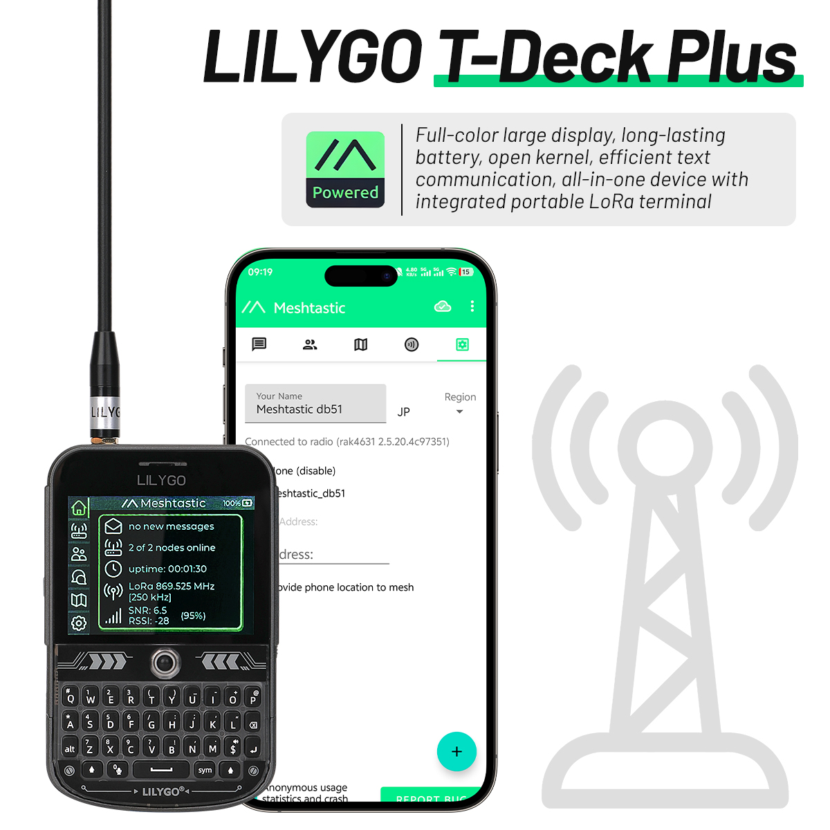 Ttgo T Watch - LILYGO T-Deck Plus วิทยุ Lora Mesh