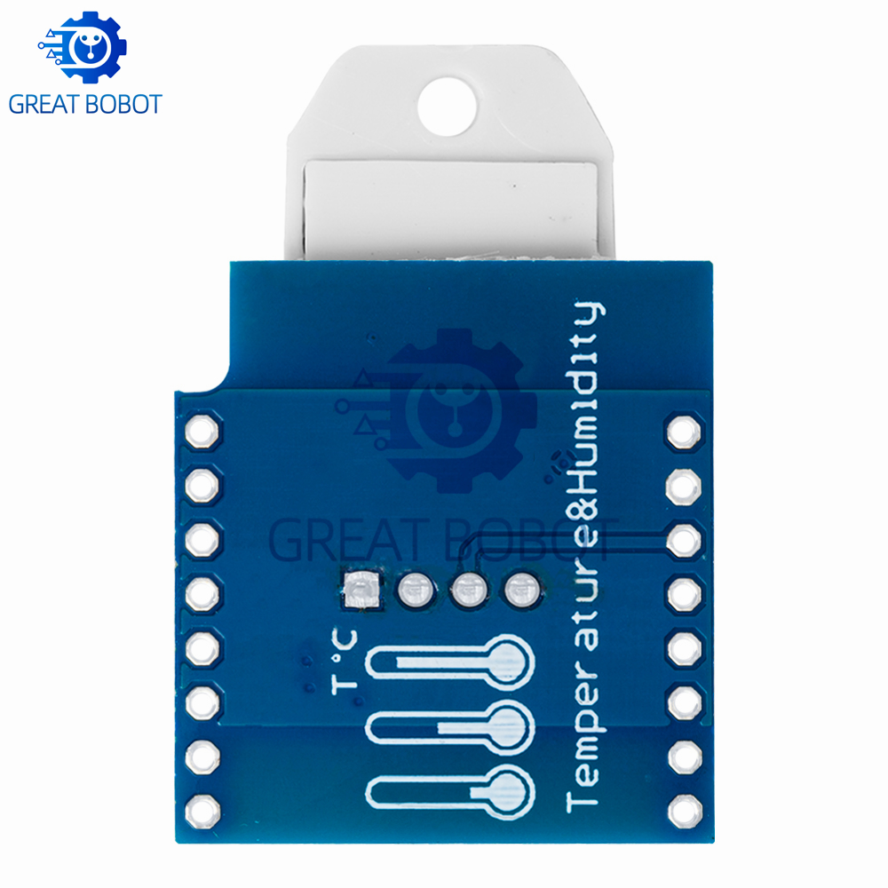 D1 Mini Pro - DHT22 แผงขยายเซ็นเซอร์วัดอุณหภูมิและความชื้นแบบบัสเดี่ยว บอร์ด DHT Pro สำหรับ