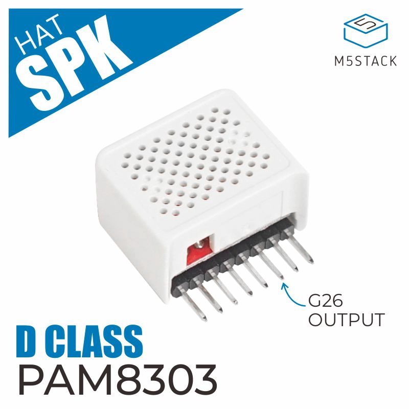 M5Stickc - M5Stack หมวกลําโพง M5StickC อย่างเป็นทางการ (PAM8303)