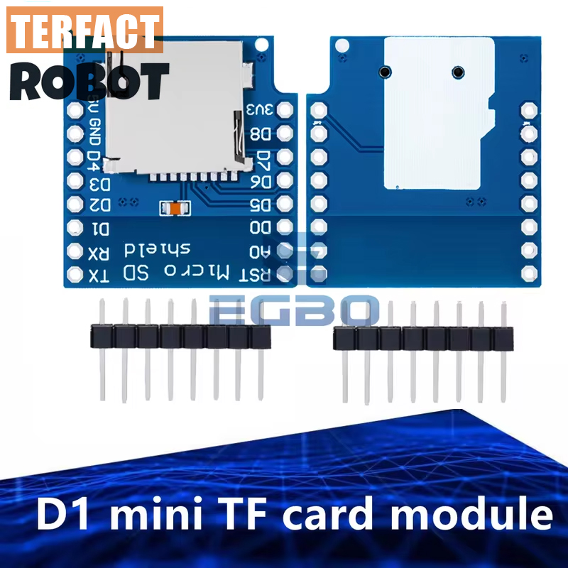 Wemos D1 - โมดูลขยายหน่วยความจำการ์ด Micro SD TF ของ TERFACT