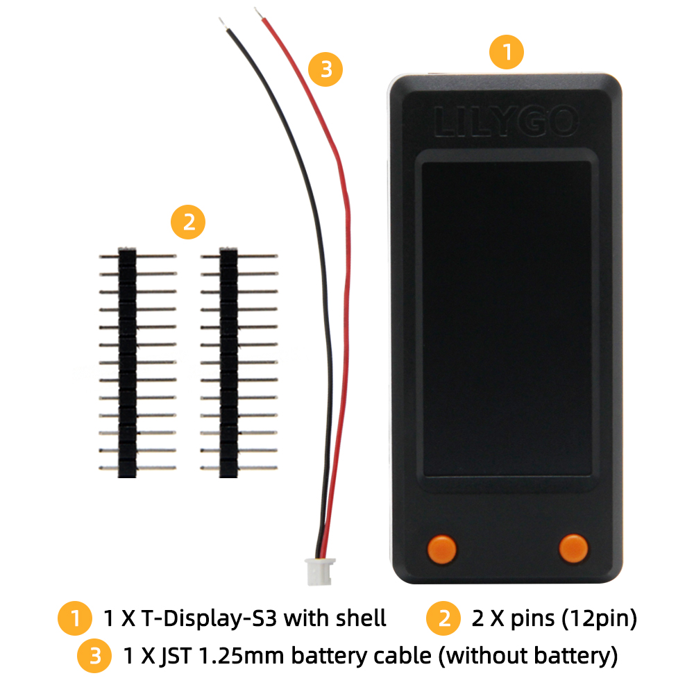 Ttgo Tdisplay - โมดูลจอแสดงผล TTGO T-Display-S3 ขนาด 1.9 นิ้ว