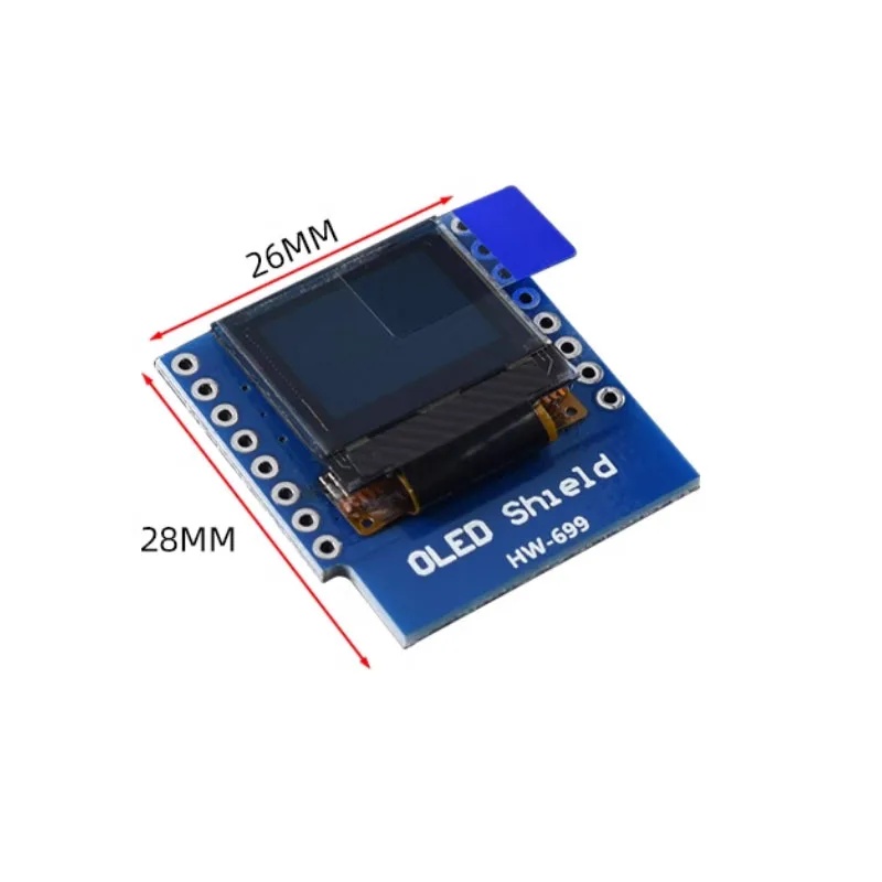 0.66 นิ้วโมดูลจอแสดงผล OLED สำ - Wemos D1 บทวิจารณ์และราคา