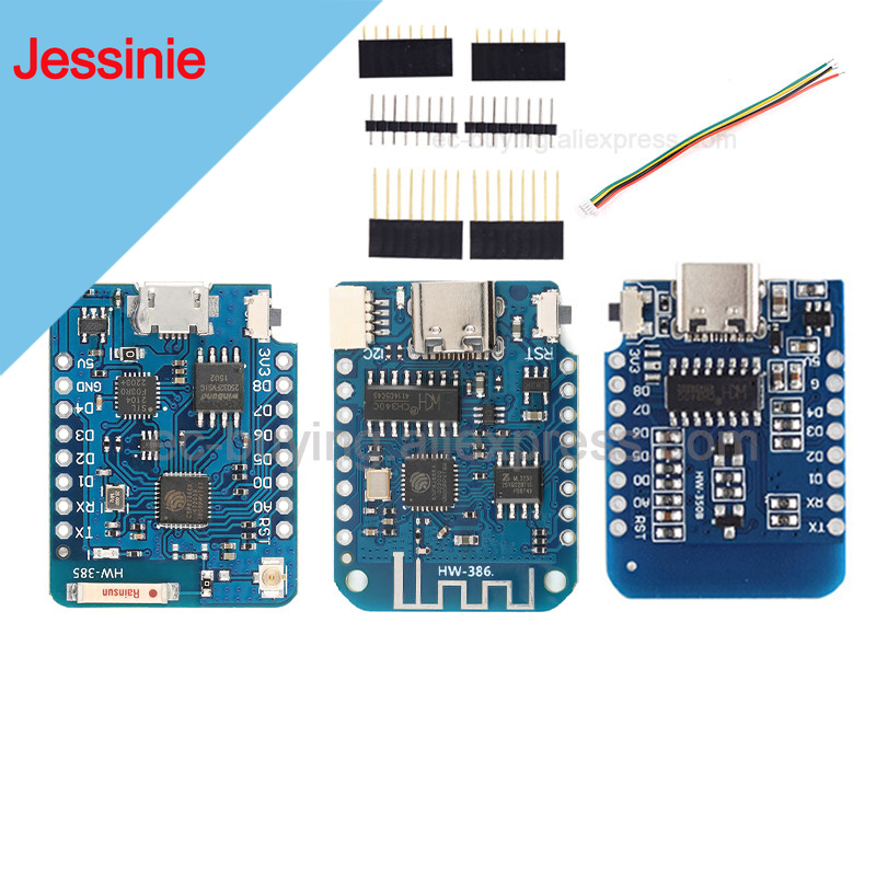 Wemos lolin D1มินิโปร NodeMcu  - D1 Mini Pro บทวิจารณ์และราคา