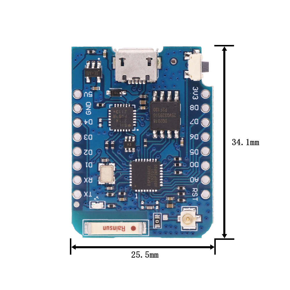 WeMos D1 Mini Pro V3.0 NodeMcu - Wemos D1 บทวิจารณ์และราคา