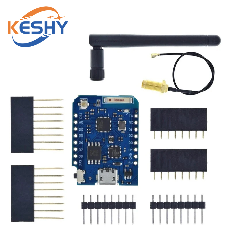 WEMOS D1 Mini Pro 16M ไบต์ขั้ว - D1 Mini Pro บทวิจารณ์และราคา