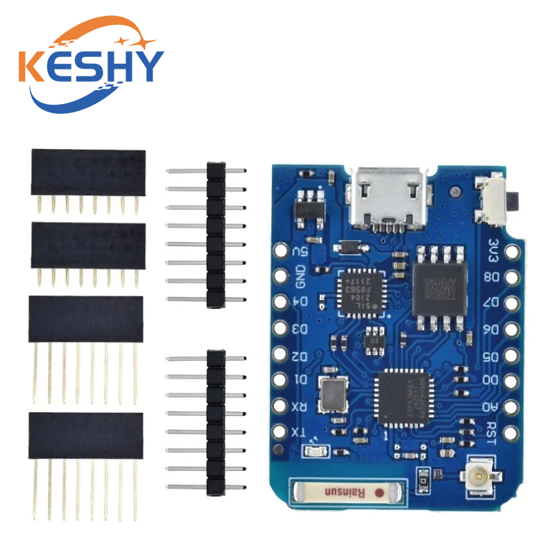WEMOS D1 Mini Pro 16M ไบต์ขั้ว - D1 Mini Pro บทวิจารณ์และราคา