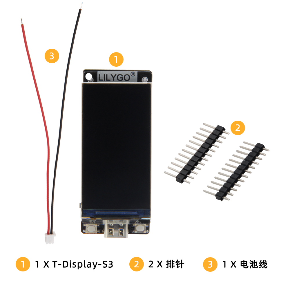 บอร์ดพัฒนาจอแสดงผล LCD LILYGO  - Lolin S3 บทวิจารณ์และราคา